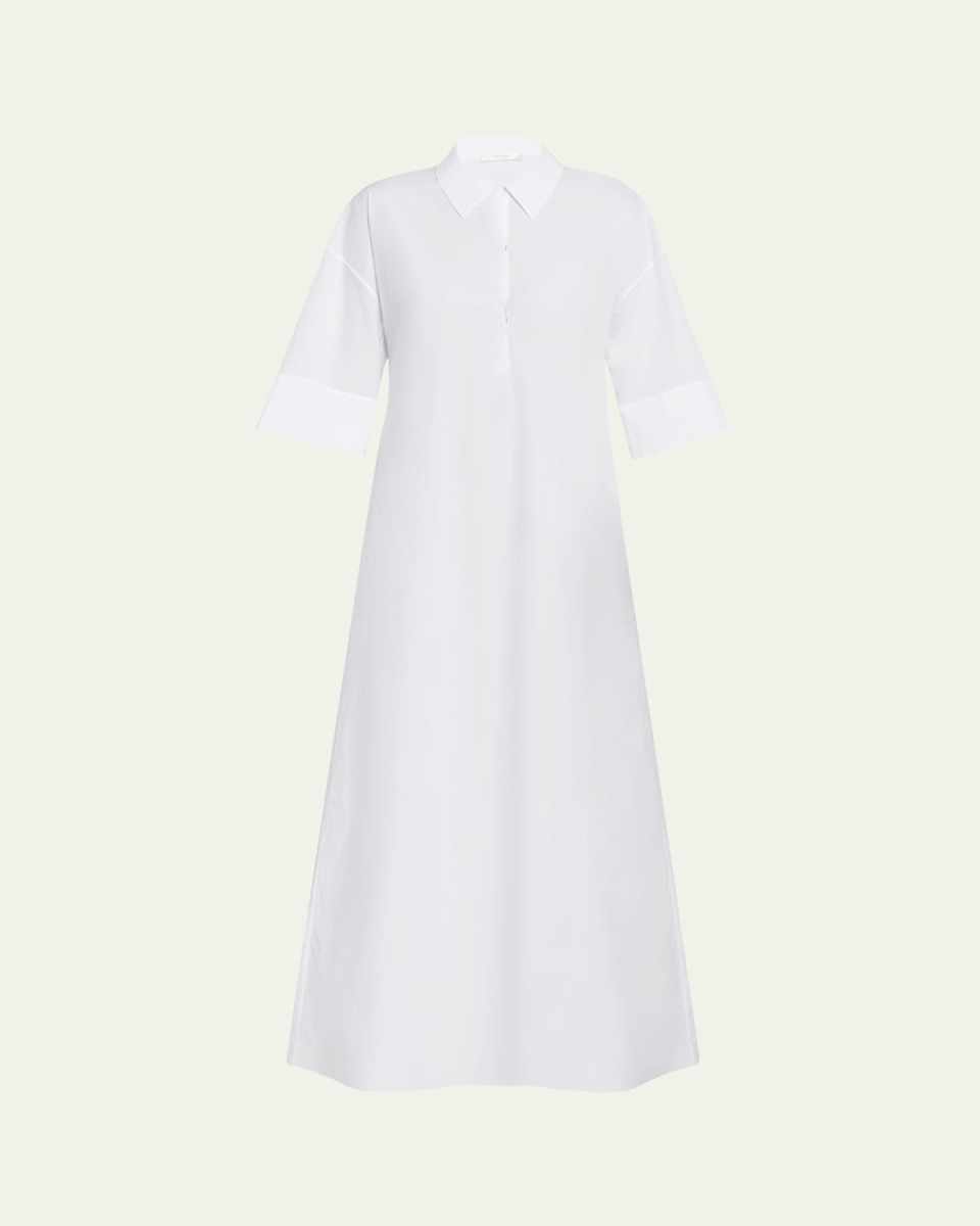 Eveline Three-Quarter Sleeve Maxi Dress